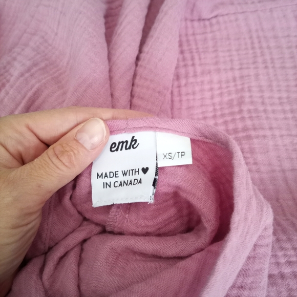 Emk Soft Pink Fabric NOT MICHEAL KORS Will Not Let Me Remove Name Brand - Picture 2 of 3